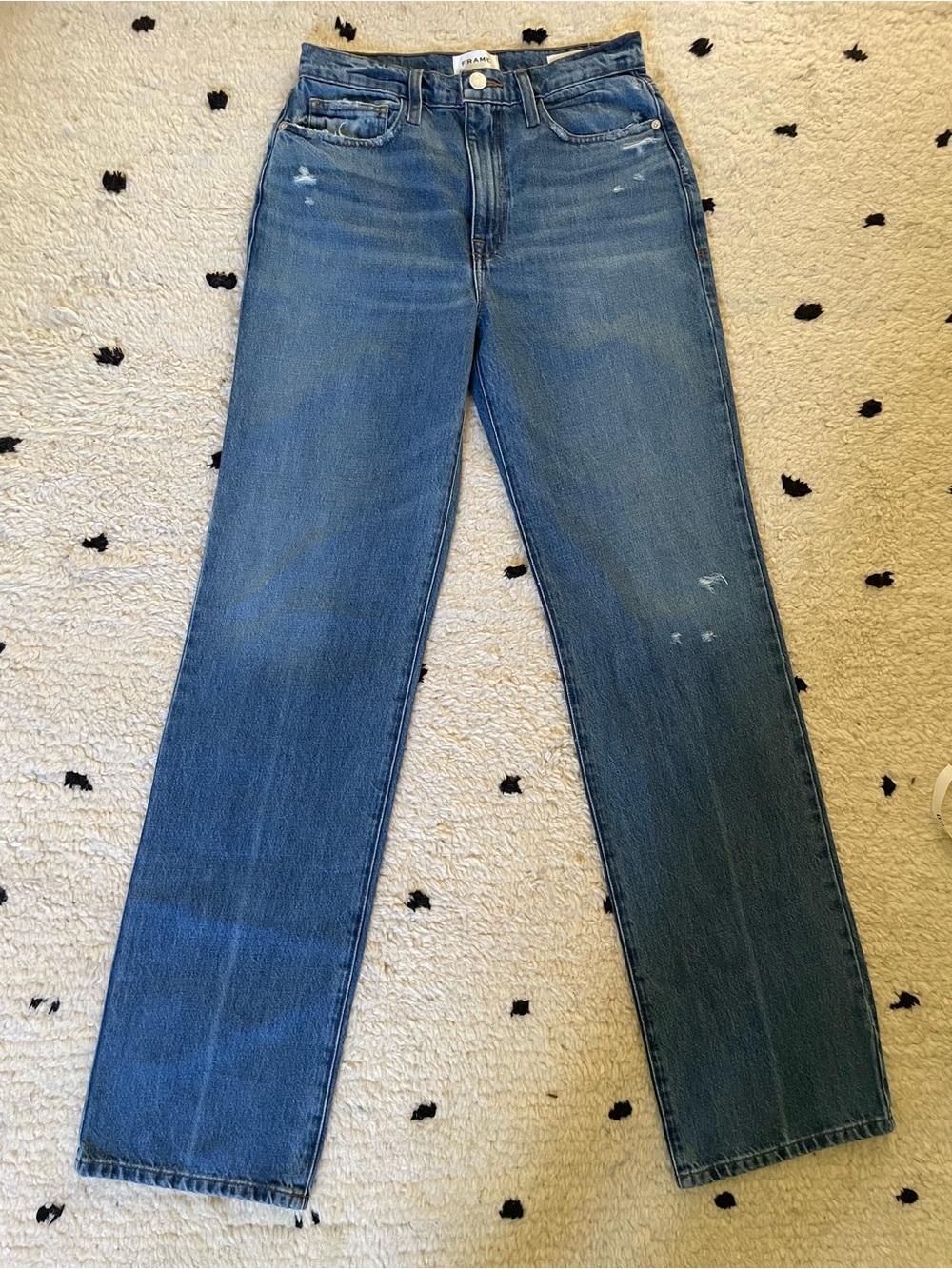 Frame le jane Classic High-Rise Blue Women's Jeans